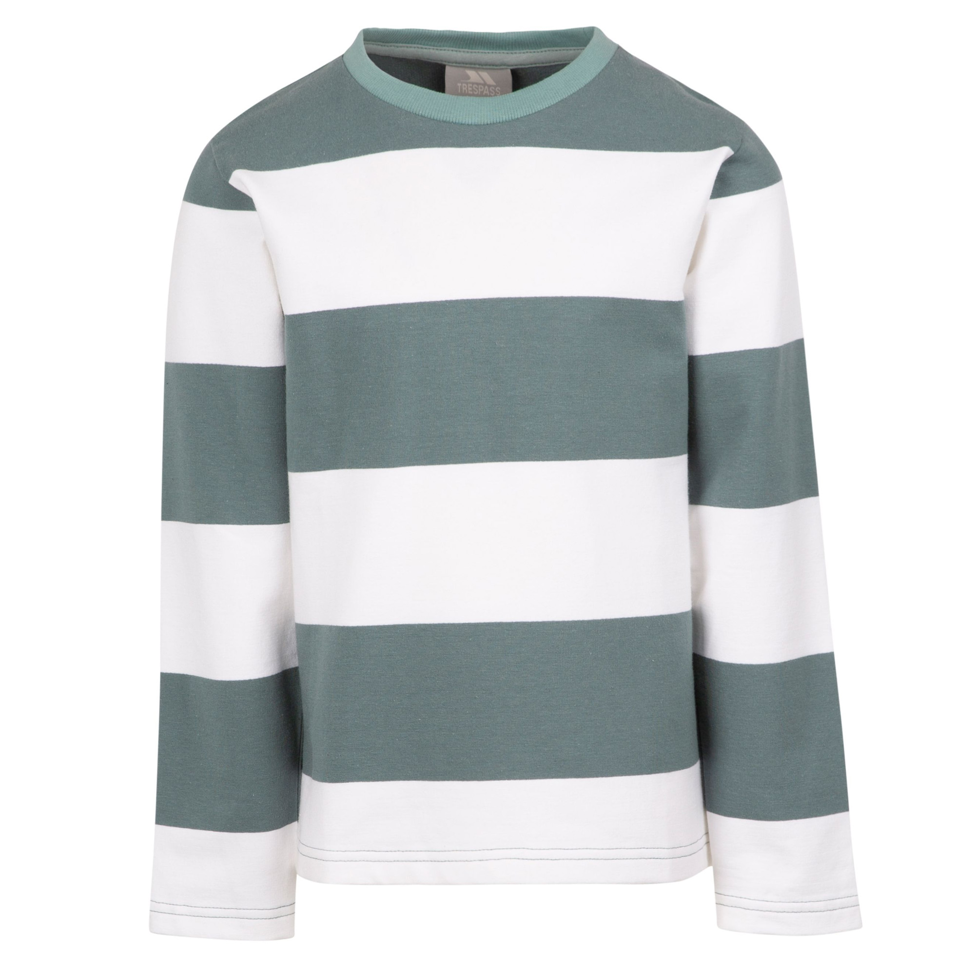 Trespass Jongens ferry gestreept t-shirt met lange mouwen