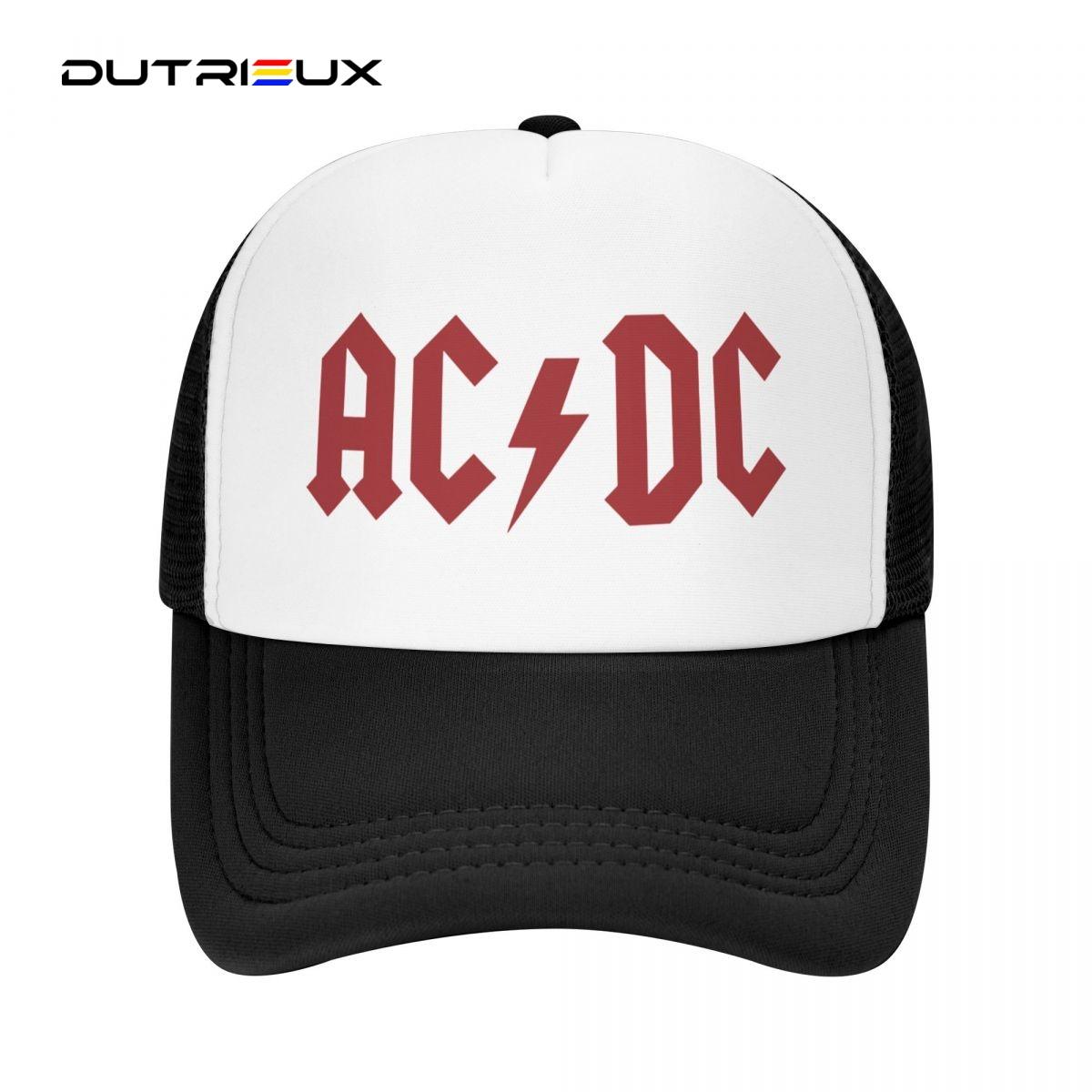 91530102MAC1XWP06K AC-DC Baseball Caps Unisex Snapback Hoeden liefhebbers Trucker Caps Dames Ademend Mesh Vizierbeenderen Adjustable