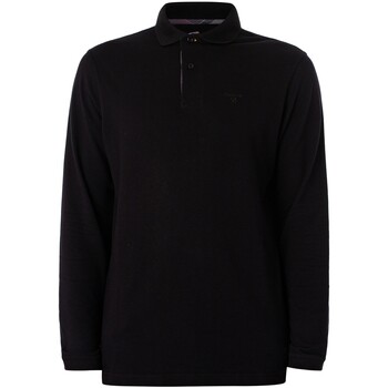Barbour Polo Shirt Lange Mouw  Essentieel piqué poloshirt met lange mouwen en tartan