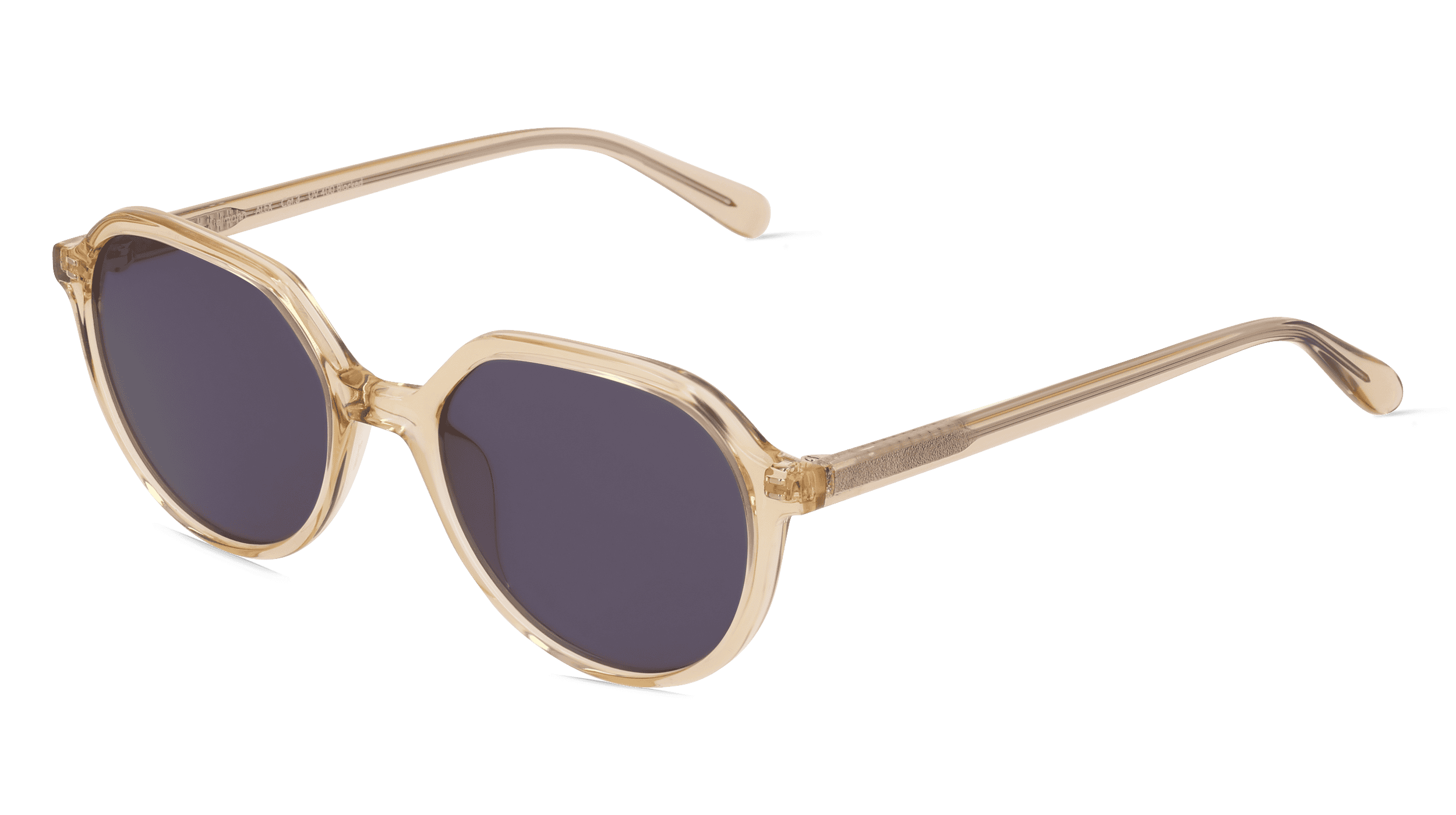 Fielmann ABC 074 SUN FA ALEX Unisex Zonnebril, Beige glanzend