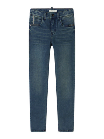 Name it winter jeansbroek jongens - blauw - xslim fit - NkmTheo