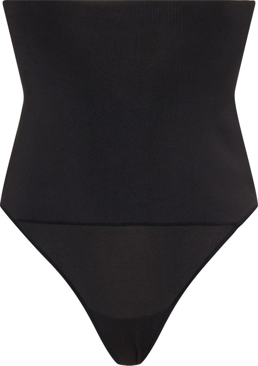 Maidenform Maat L  Tame Your Tummy High Waist String Vrouwen Onderbroek - Zwart