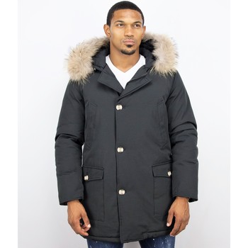 Enos Parka Jas  Parka Jas Bontkraag