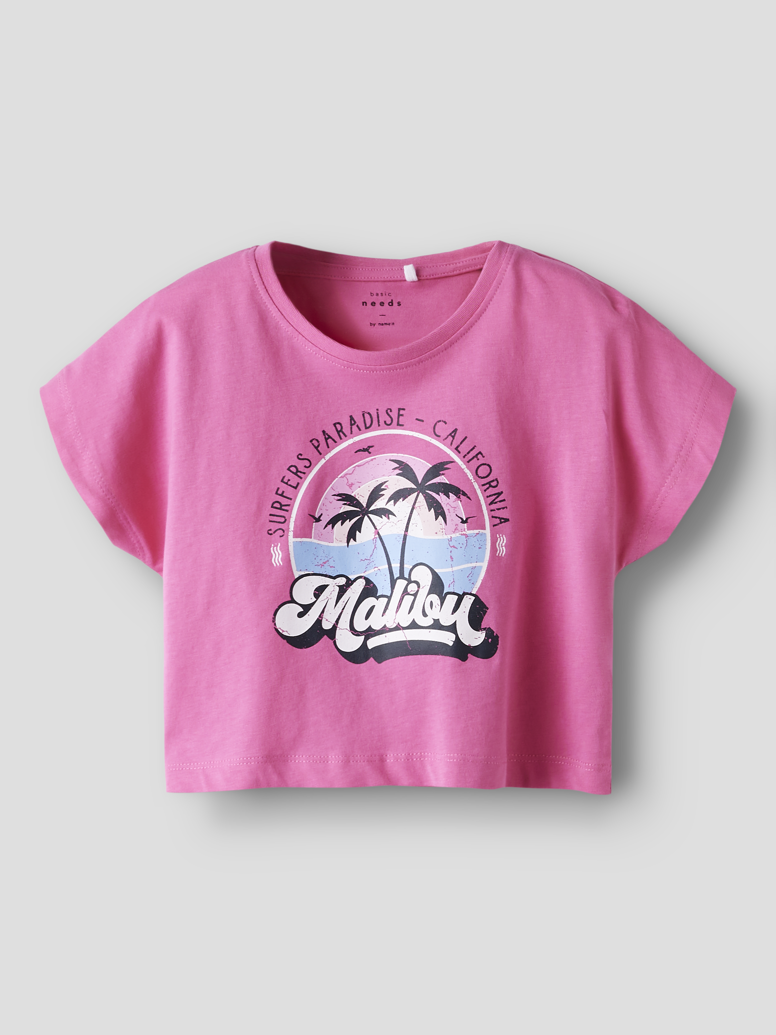 Name it zomer crop top meisjes - roze - NkfVilma