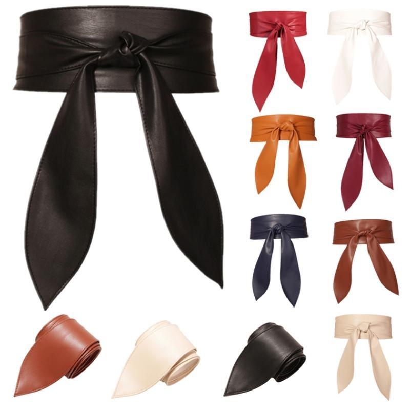 SZwatch Nieuwe Zachte Kleding Decoratie Strik Lint Taille Riemen Decoratieve Tailleband Dames Brede Ceintuur Taille Riem 245cm roze