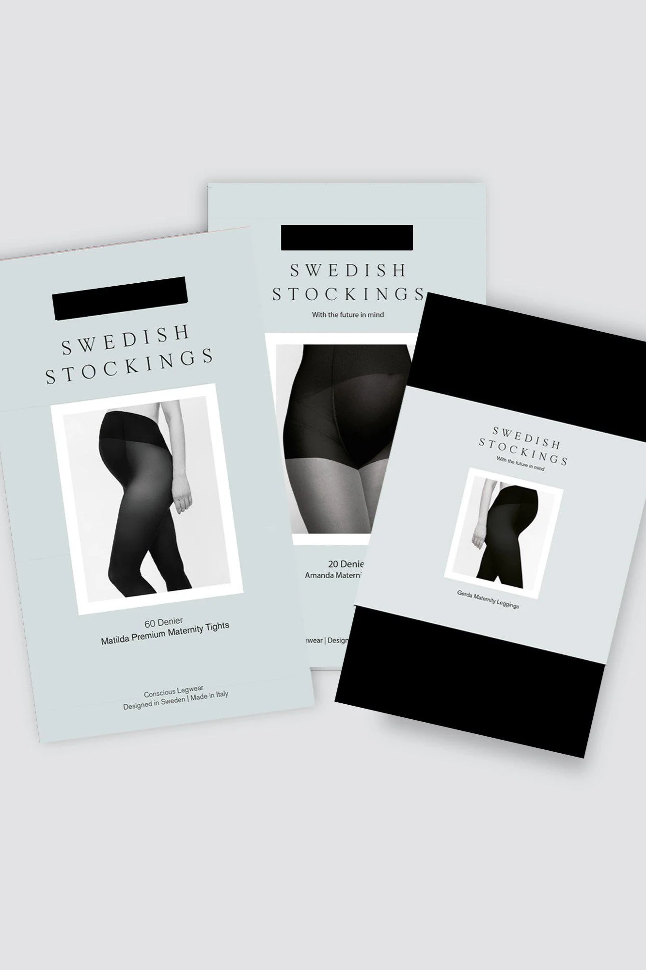 Damen vegan Bundle Maternity Leggings/Tights Schwarz