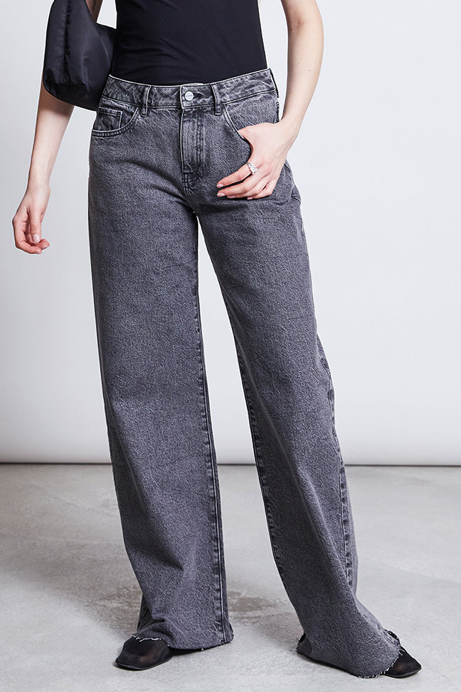 JAN N JUNE JAN 'N JUNE Damen vegan Jeans Sunny Light Grey