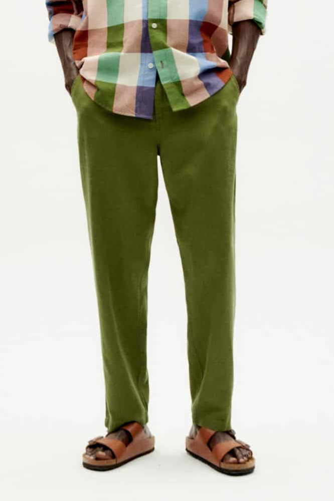 Thinking mu Herren vegan Hose Moero GrÃ¼n