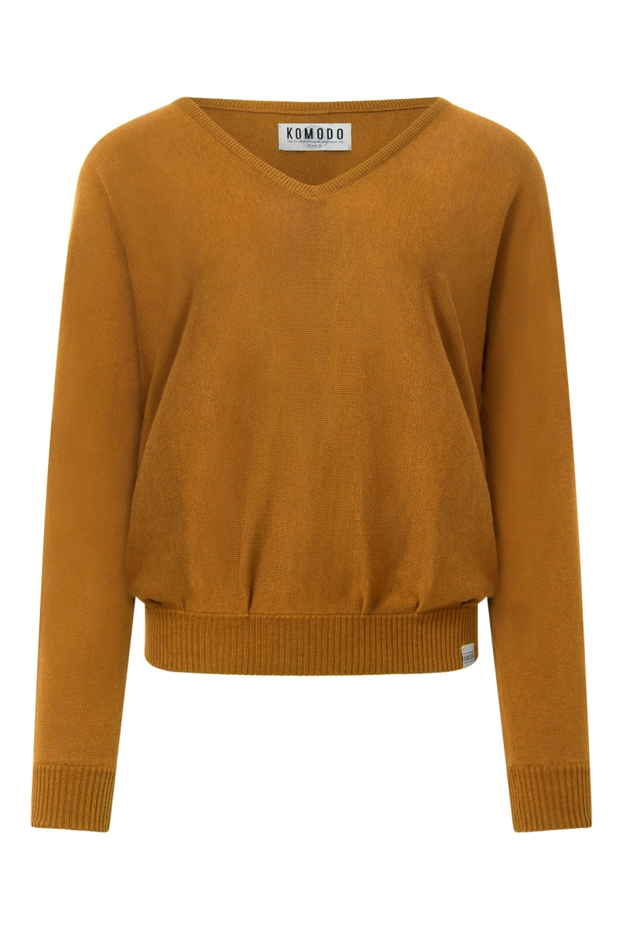 KOMODO Damen vegan Pullover Clover Camel