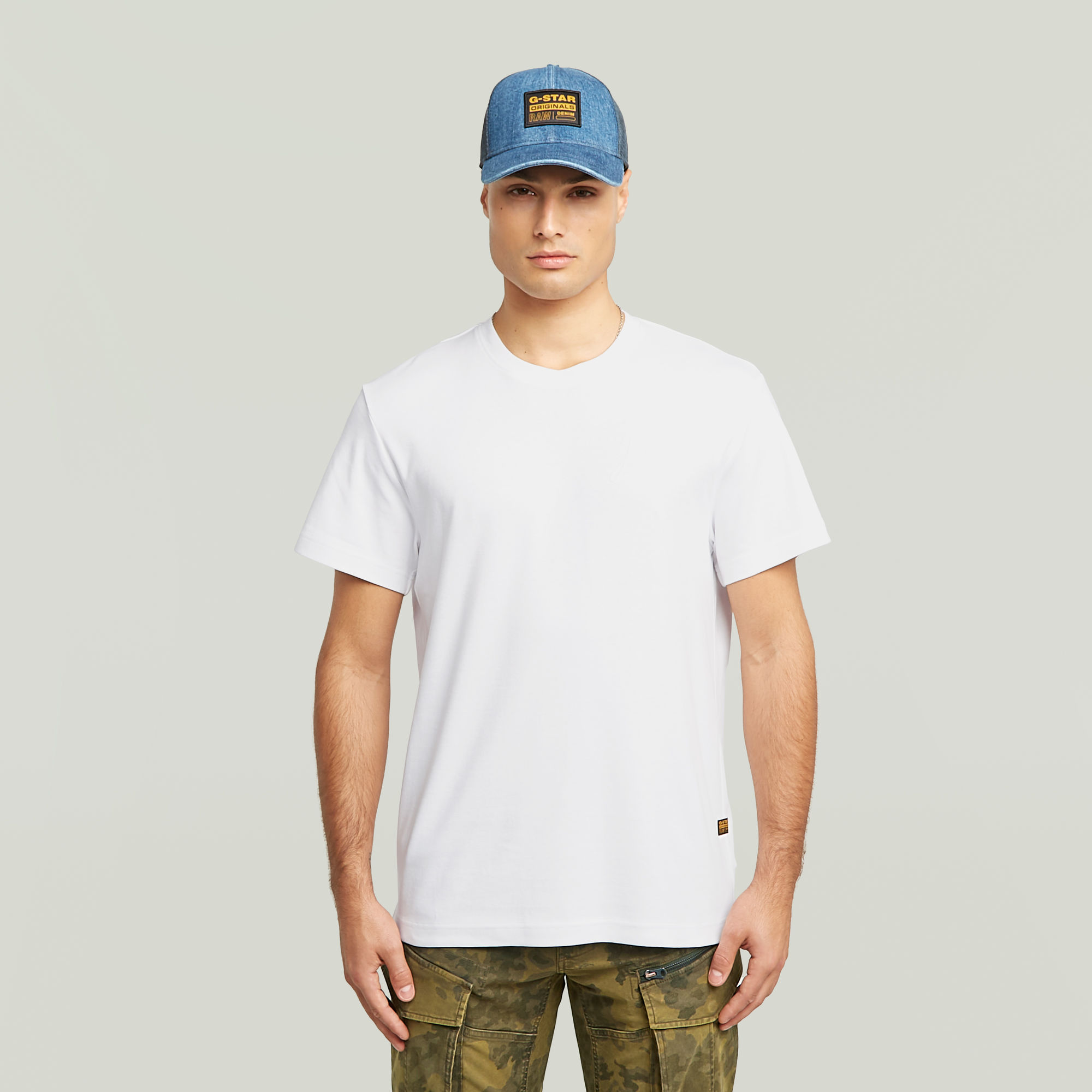 G-Star RAW Script T-shirt - Wit - Heren