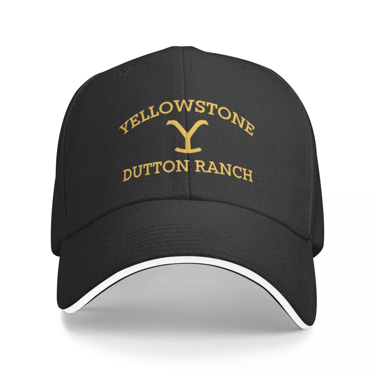 91440118MAC534JW32 Yellowstone Dutton Ranch Cap Fashion Casual Baseball Caps Verstelbare Hoed Hip Hop Zomer Unisex Baseball Caps As shown