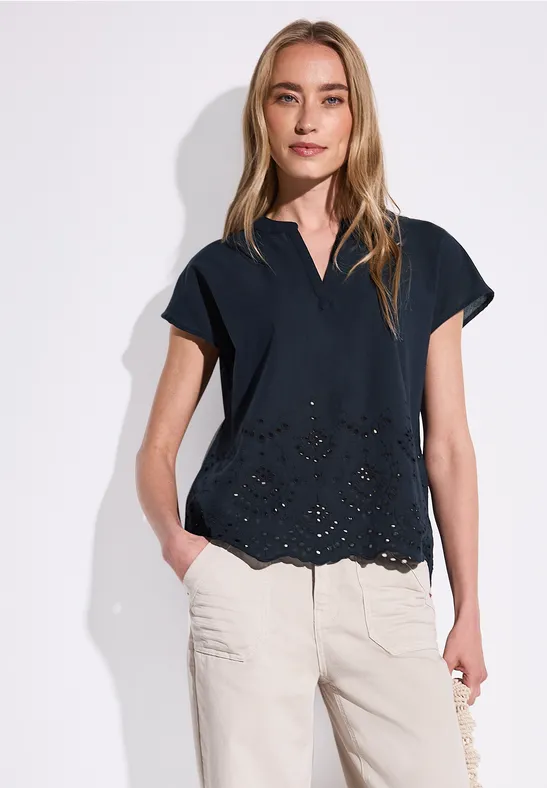 Street One Blouse met borduursel