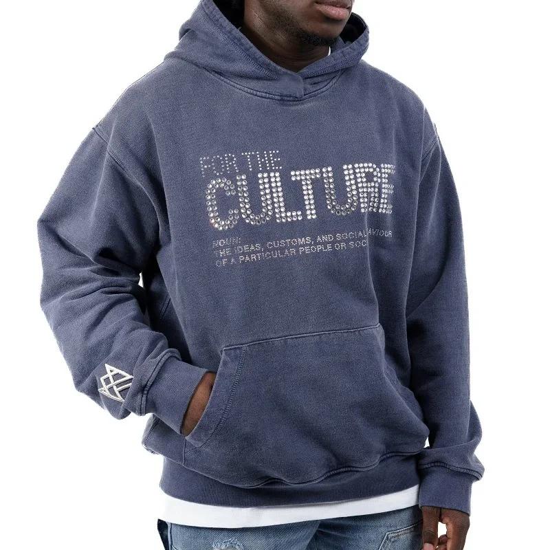 YoungFashion Europese en Amerikaanse letterdrukprint, herfst en winter losse en modieuze heren- en dameshoodie met capuchon L grijze kleur