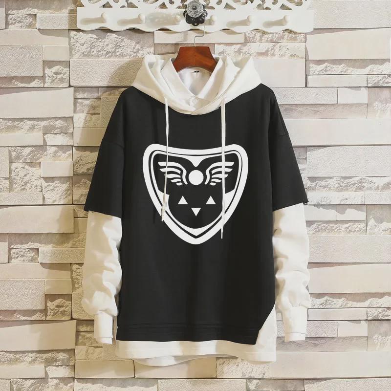 VantaGoods Undertale Koppels Mode Sweatshirt: Fake Two-Piece Hoodie voor heren en dames L