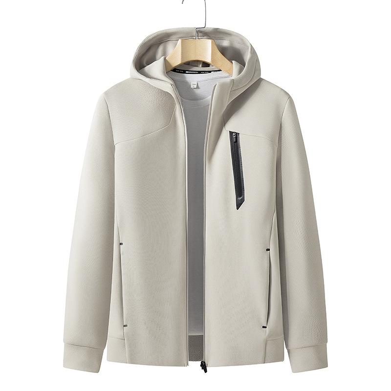 Tooyoo Heren casual vest met capuchon, warm, comfortabel, ademend en winddicht XXXXXL