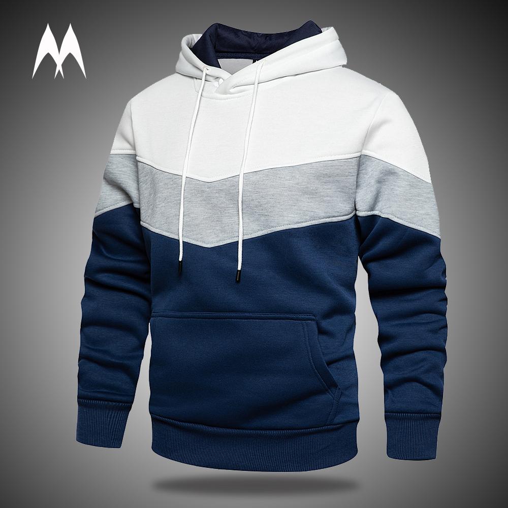 Tooyoo Winter hoodie sweatshirt streetwear heren hooded sweatshirts patchwork hoodie heren fleece hoodies harajuku tops 3XL