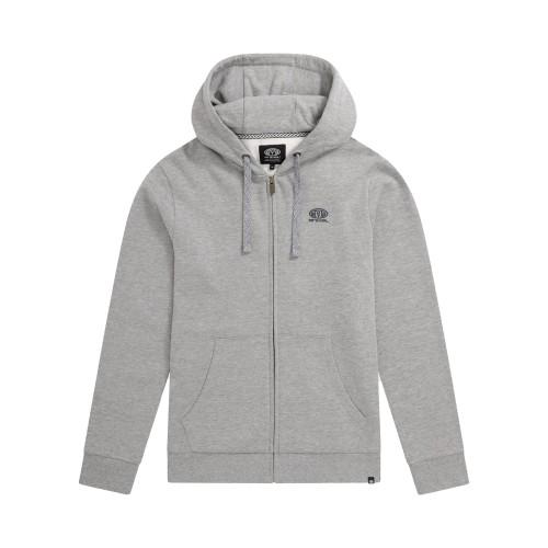 Animal Woody organische hoodie met rits voor heren XXL houtskool