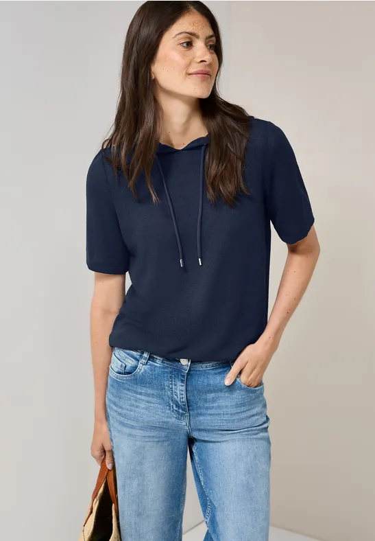 Capuchonshirt met een capuchon