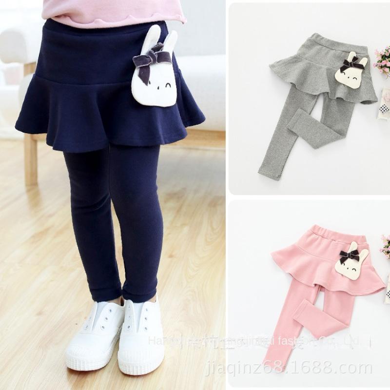 Todaysun Kinderen Lente en Herfst Onderkleding Meisjes Prinsessenjurk Broeken Valse Twee Stukken Fluffy Mesh Rok Broeken 2-6 jaar 6T/130cm