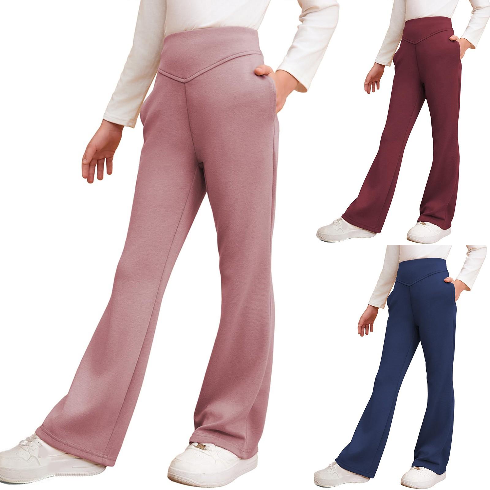 Timoduizhang Kinderen Leggings Dans Workout Hardlopen Yoga Broek 160 rood