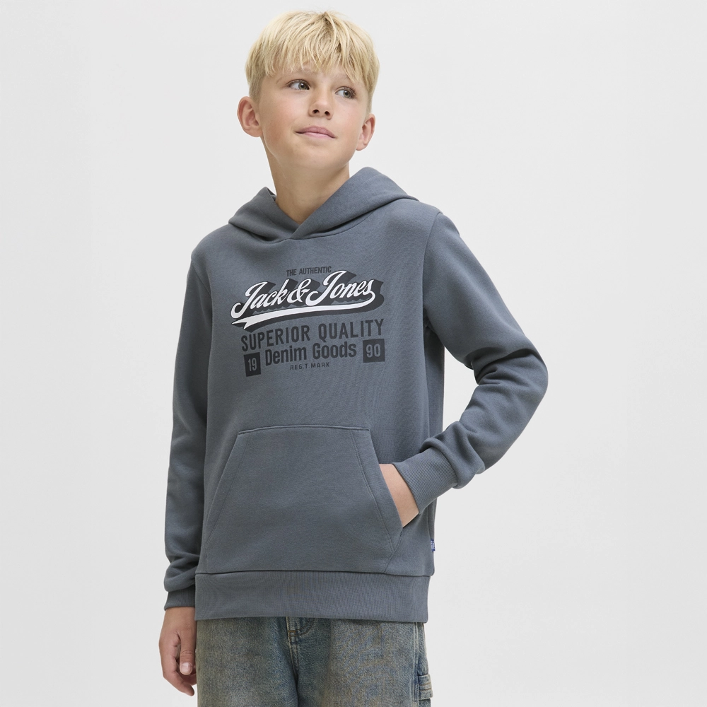 Jack & Jones Junior Hoodie JJELOGO SWEAT HOOD 2 COL AW25 NOOS JNR