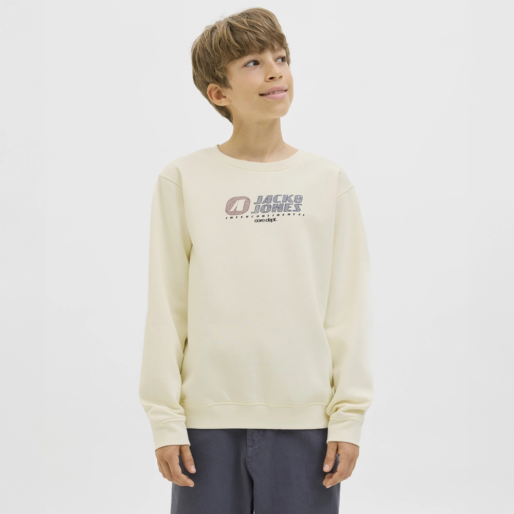 Jack & Jones Junior Sweatshirt JCOTIER PRINT SWEAT CREW NECK SN JNR