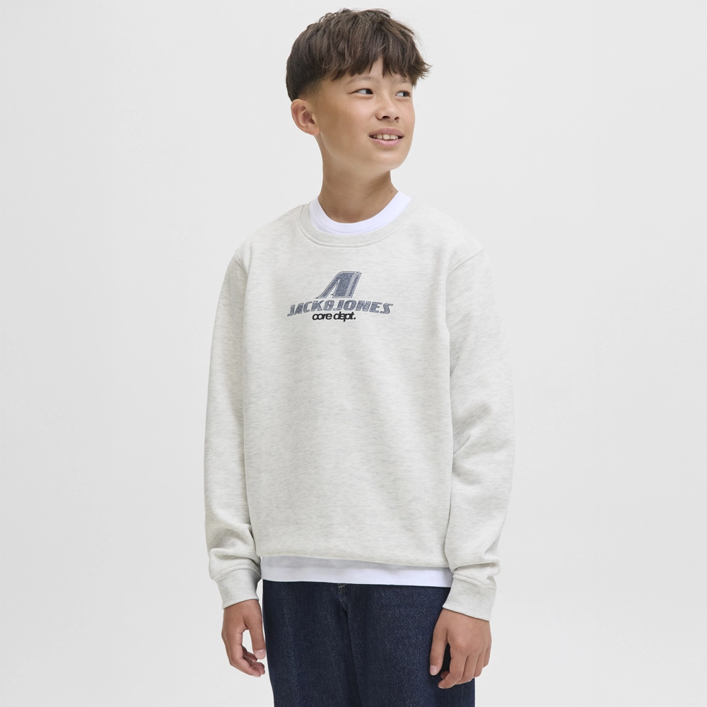Jack & Jones Junior Sweatshirt JCOTIER PRINT SWEAT CREW NECK SN JNR