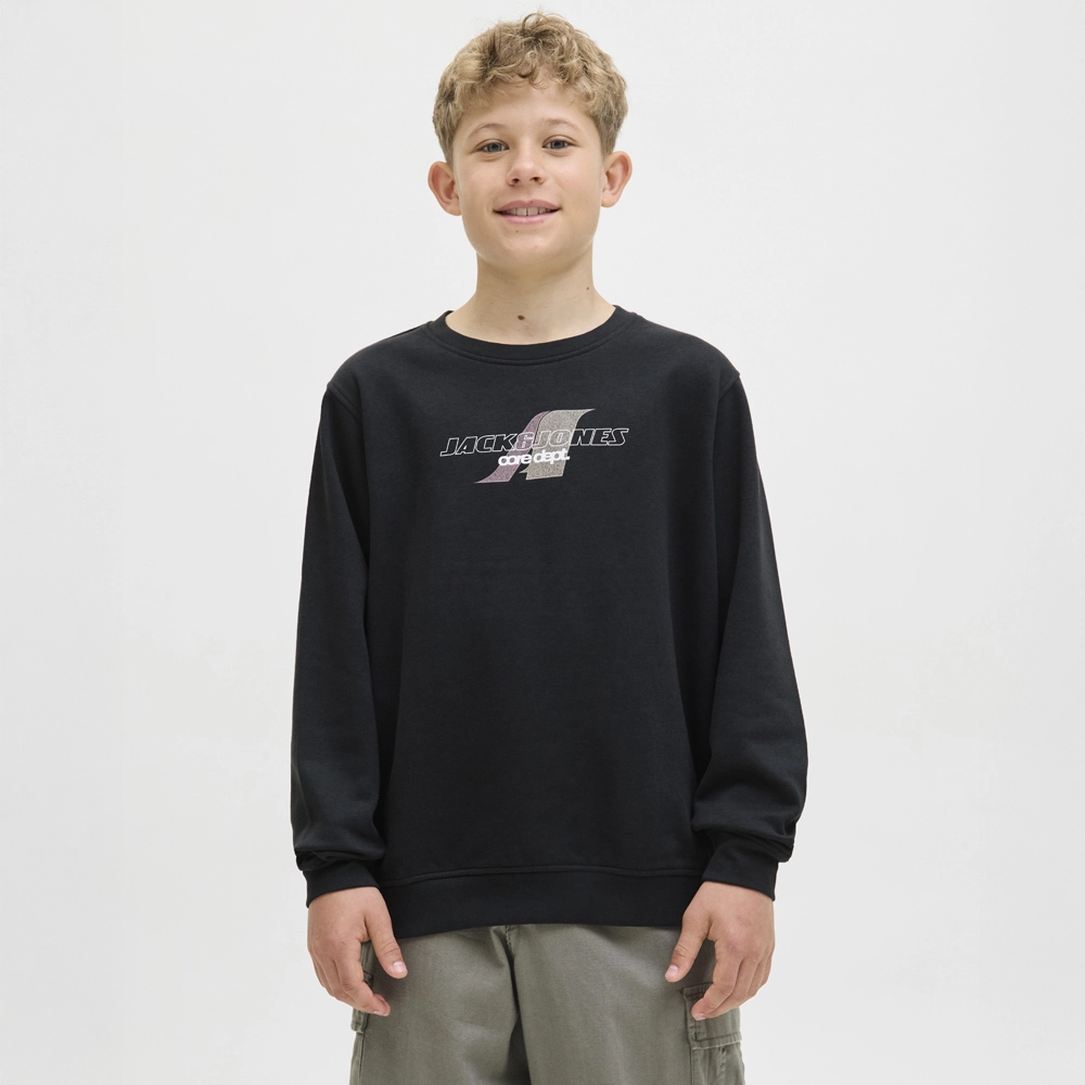 Jack & Jones Junior Sweatshirt JCOTIER PRINT SWEAT CREW NECK SN JNR