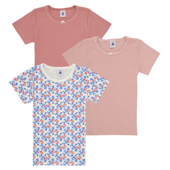 Petit Bateau T-shirt Korte Mouw  3 TEE SHIRTS MC