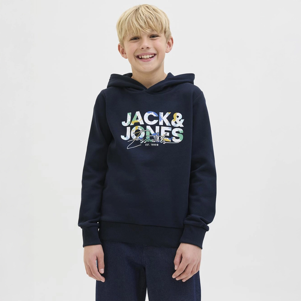 Jack & Jones Junior Hoodie JJGEPLAS SWEAT HOOD JNR