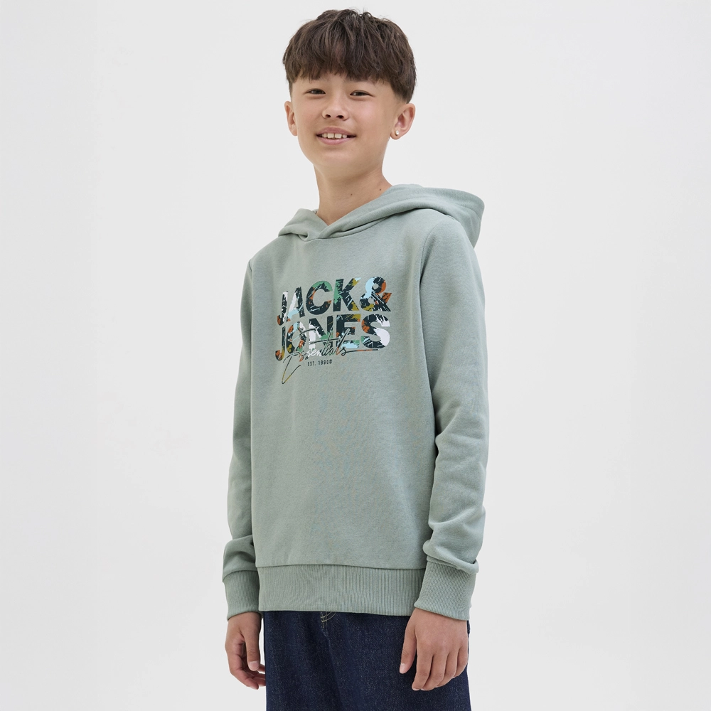 Jack & Jones Junior Hoodie JJGEPLAS SWEAT HOOD JNR