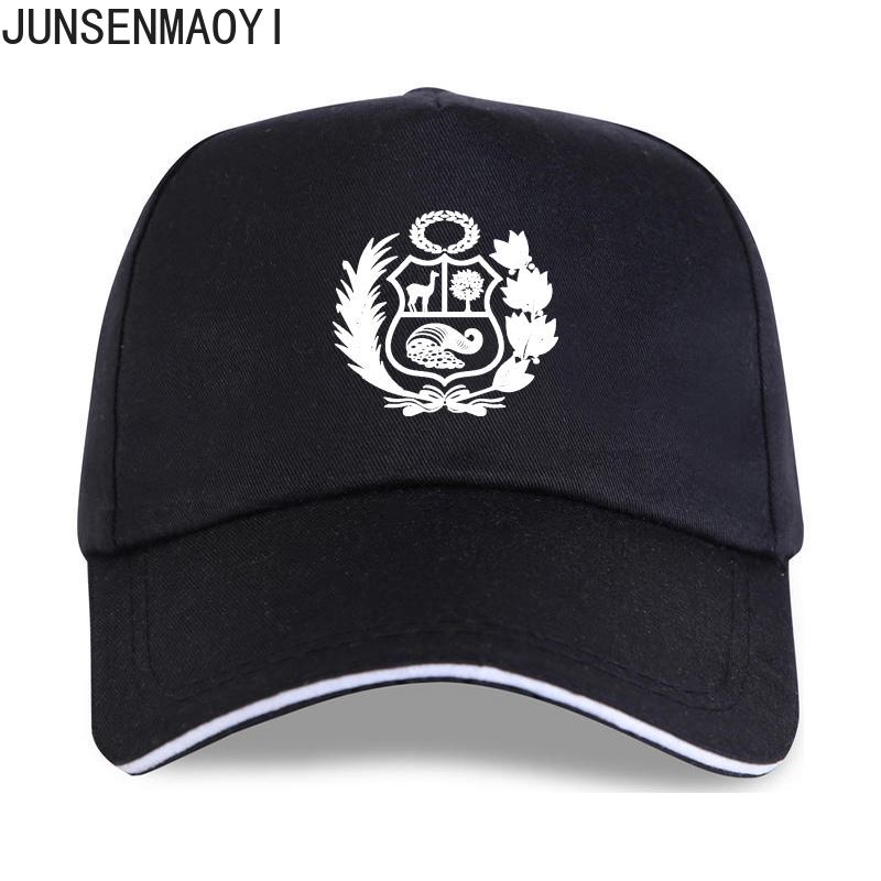 91530112MAC1H7JY0E Mannen Vrouwen Baseballpet Peru Peruaanse Wapenschild Witte Slim Fit tops Unisex Mode Snapback trucker cap Hip Hop Hoeden Adjustable
