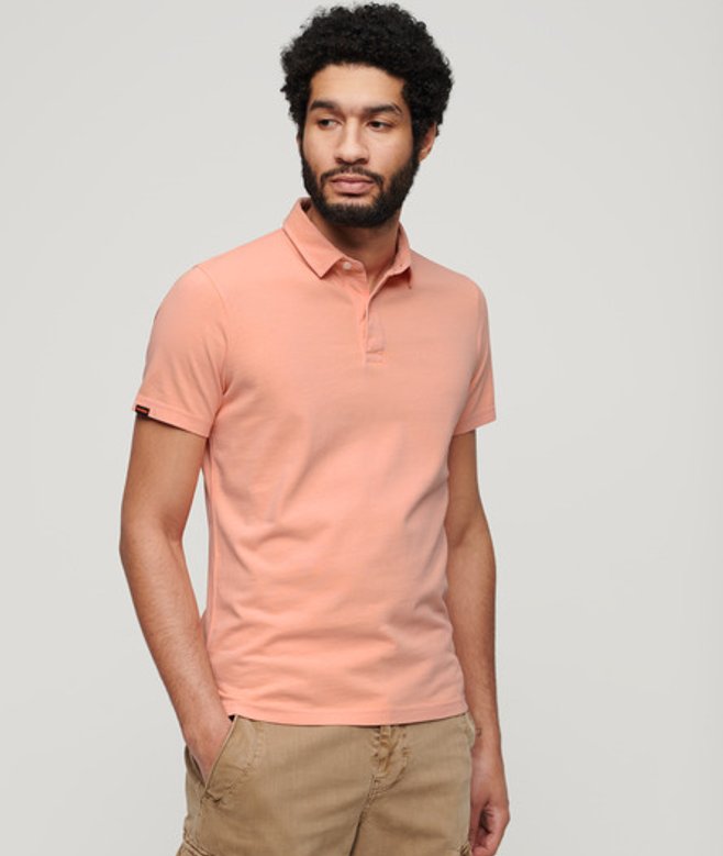 Superdry Jersey Poloshirt Roze