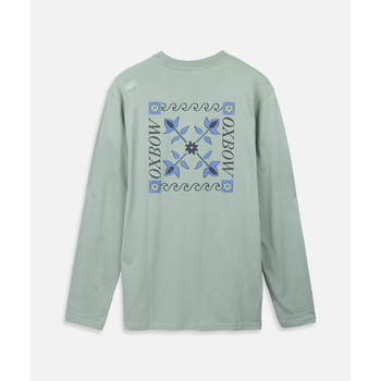 Oxbow T-Shirt Lange Mouw  Biologisch katoenen T-shirt met lange mouwen TILE