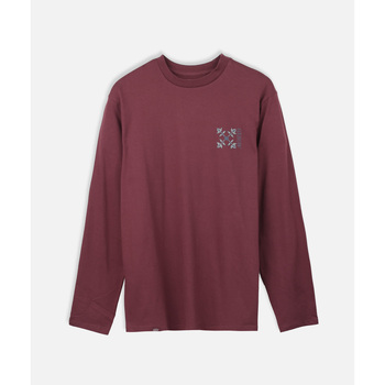 Oxbow T-Shirt Lange Mouw  Biologisch katoenen T-shirt met lange mouwen TILE