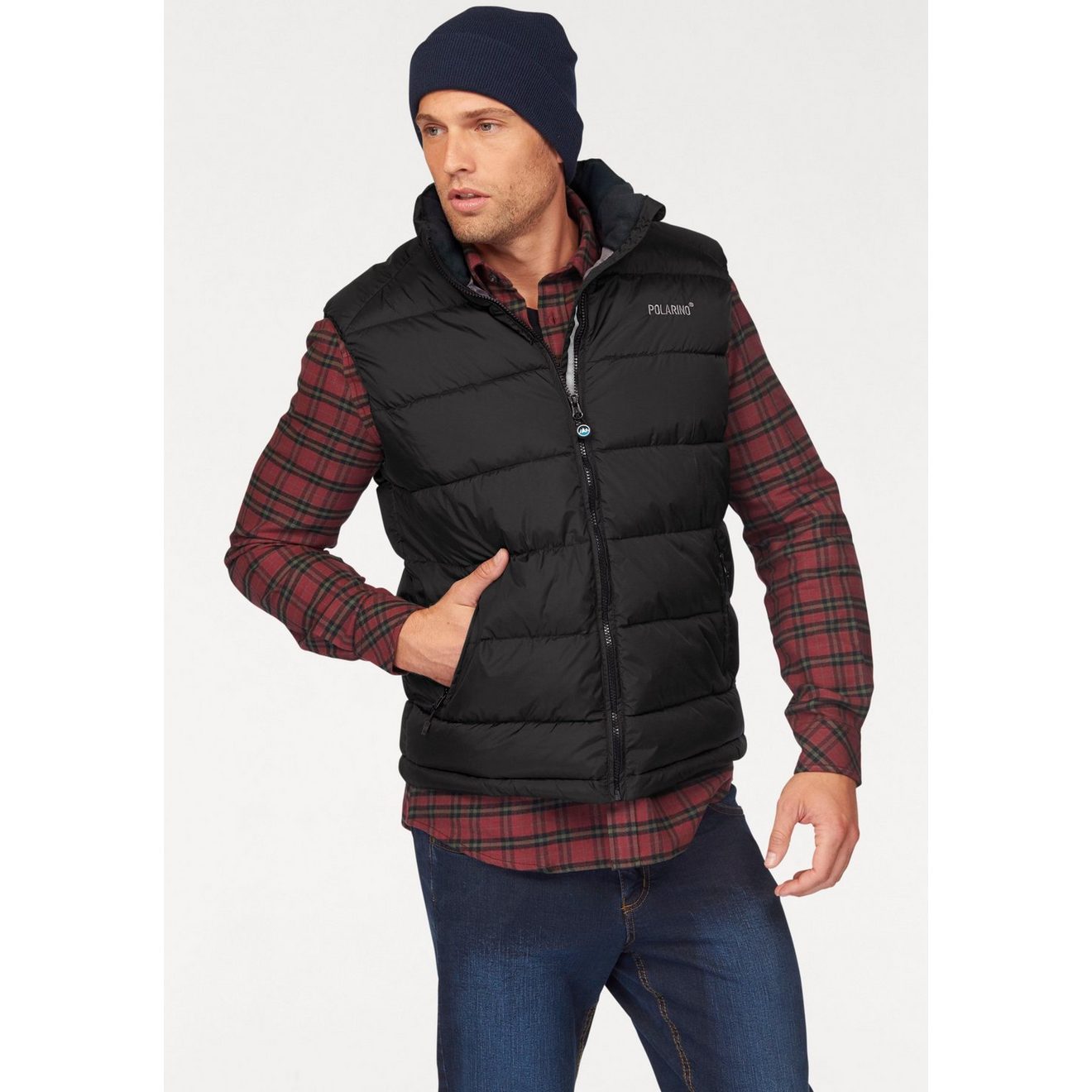 Polarino Bodywarmer met ritszakken en binnenzak