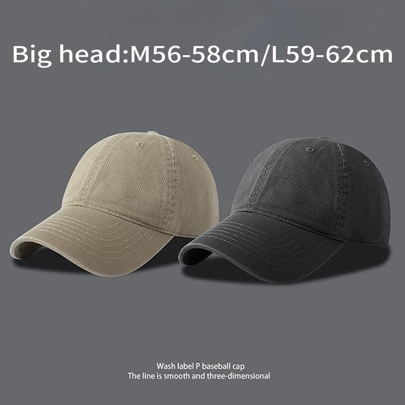 Dexing 2023 Nieuwe Big Size Baseball Cap Voor Mannen Vrouwen Sport Paar Grote Gebogen Vader Cap Unisex Cricket Cap Groothandel gorra L59-62cm wit