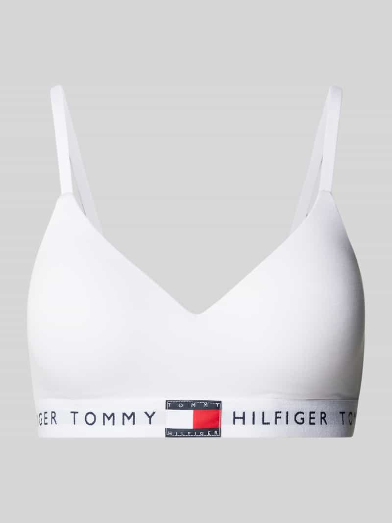 Tommy Hilfiger Underwear Bralette-bh BRALETTE LIFT met contrasterende details, met logo-tekst