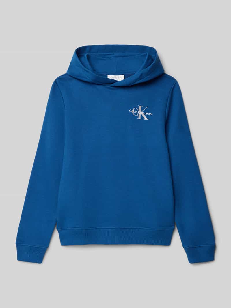 Calvin Klein Hoodie SMALL MONOGRAM HOODIE voor kinderen tot 16 jaar en met logo-opdruk