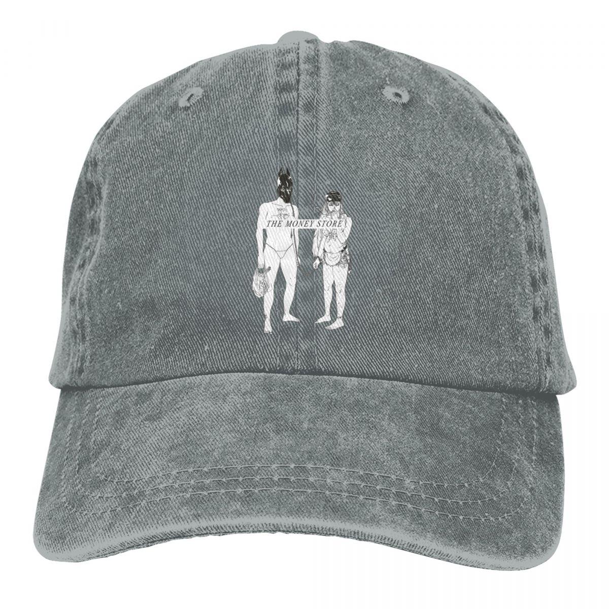 91440118MAC534JW32 Death Grips The Money Store Trucker Hat Merch Casual Distressed Washed Snapback Cap Voor Unisex Vrouwen Verstelbaar One Size