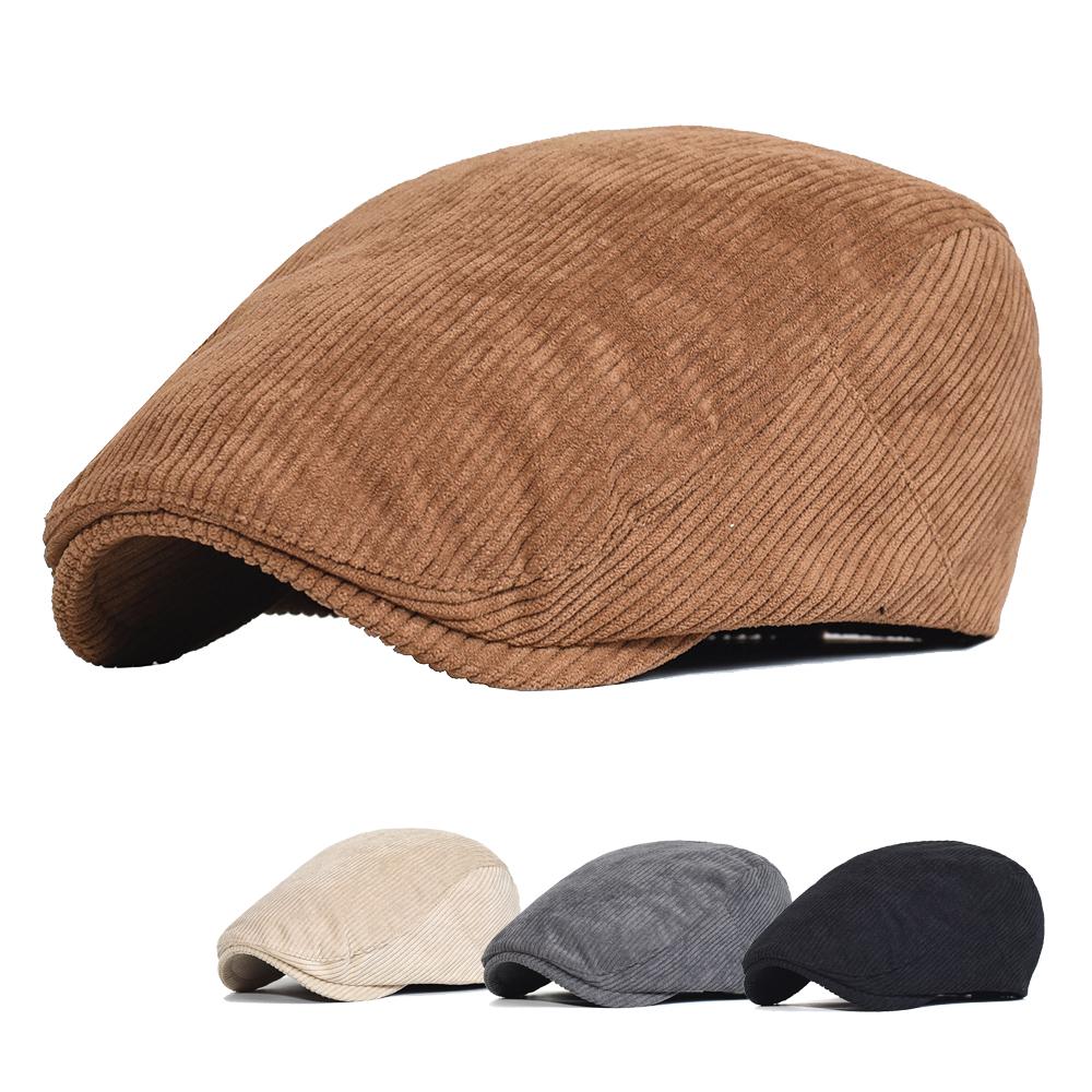 AETRUE Unisex Herfst Krantenjongenspetten Mannen Vrouwen Casual Achthoekige Hoed Voor Mannen Detective Hoeden Retro Platte Petten 56-59 cm