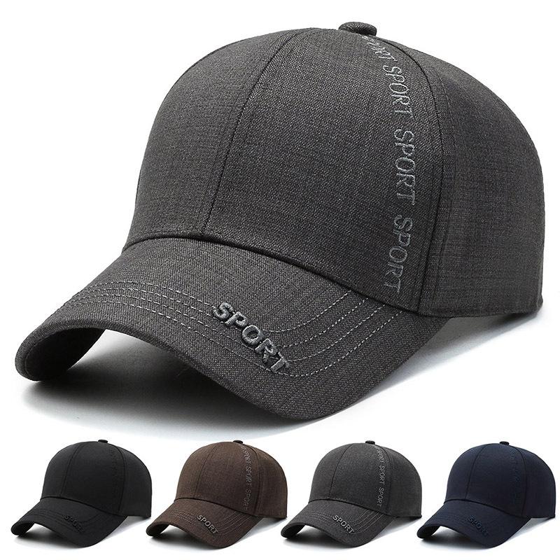 Queeniec Nieuwe herenmode ademende baseballpet vrachtwagenchauffeur trend vissen straat wandelen reizen zonbescherming golf sport pasvorm vader hoed Adjustable