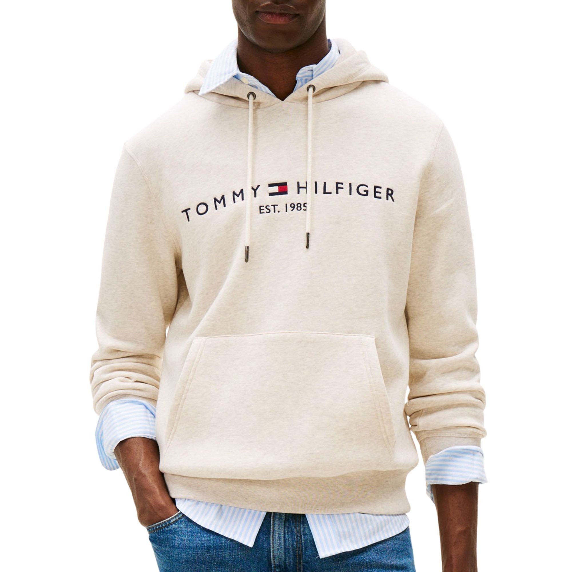 Tommy Hilfiger Hoodie TOMMY LOGO HOODY met capuchon en kangoeroezak