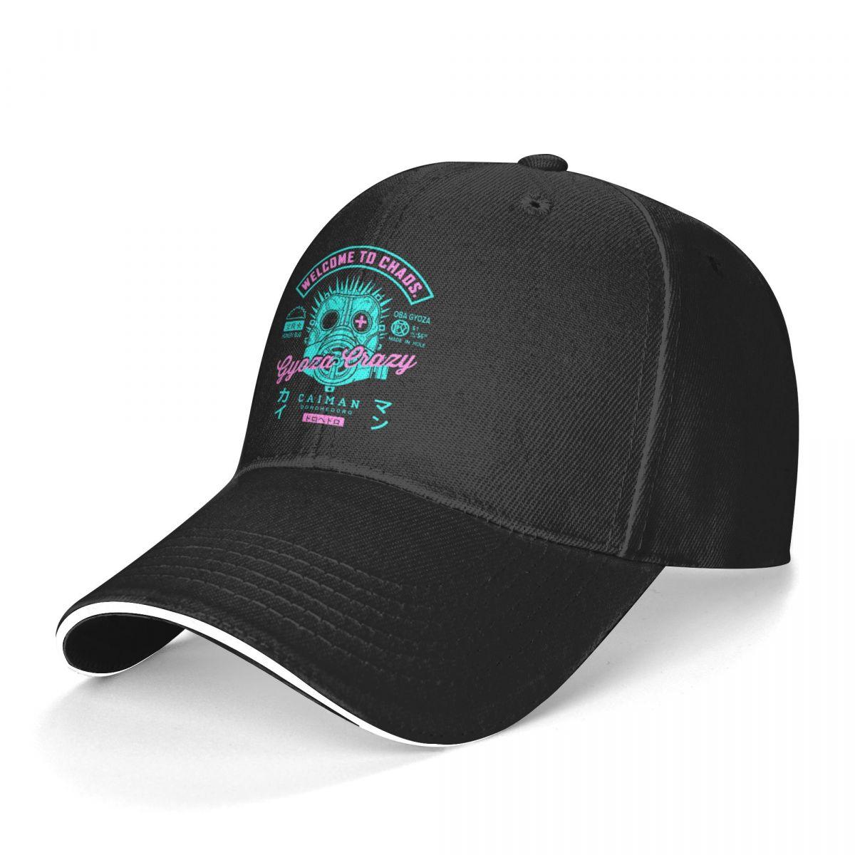 91440111MAC1KNR116 Dorohedoro Welcome To Chaos Baseball Cap Unisexga anime demon death goth metal devil Hippie Groothandel Hip Hop Hoeden Klassiek Ontwerp One Size