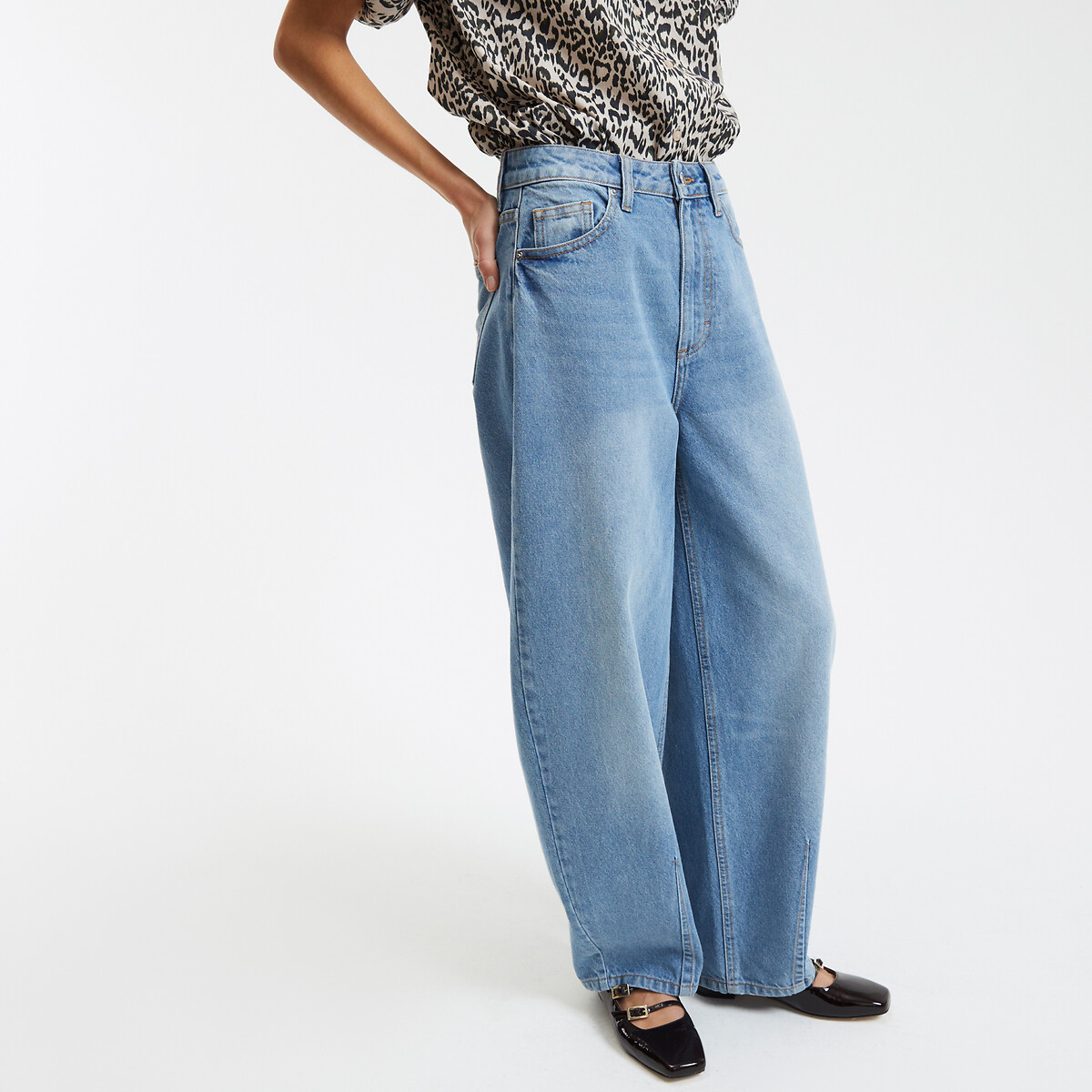LA REDOUTE COLLECTIONS Losse, afgeronde ballonjeans