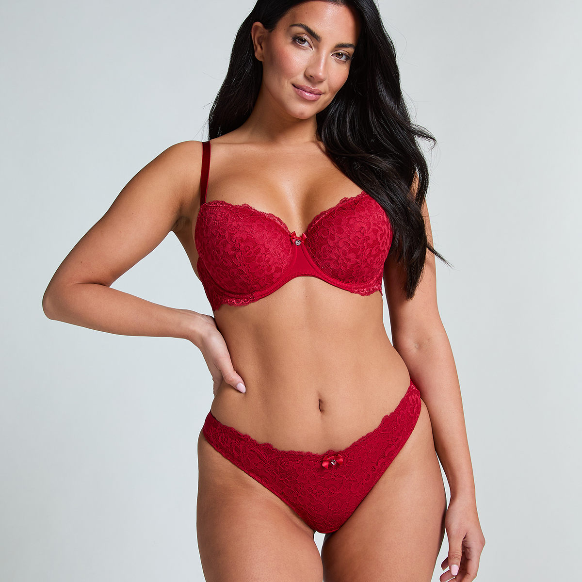 Hunkemöller Marine BH met beugel, rood