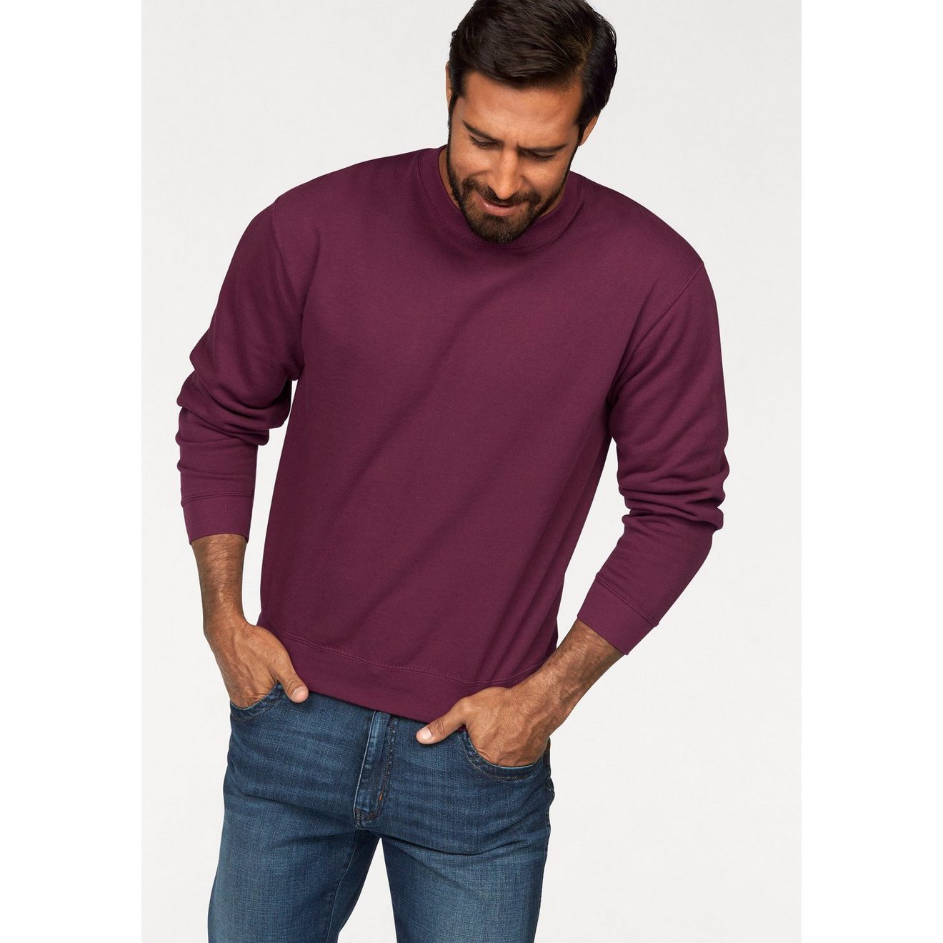 Fruit of the Loom Sweatshirt in een unikleurig design