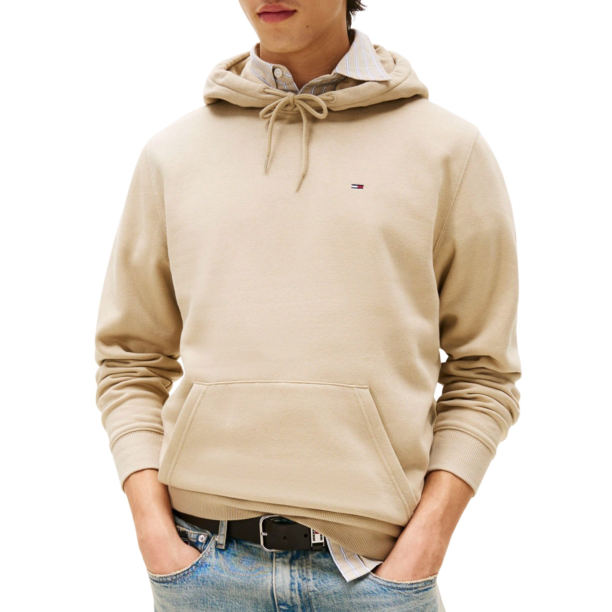 TOMMY JEANS Sweatshirt TJM REG S FLAG HOODIE met geborduurd merklogo op borsthoogte