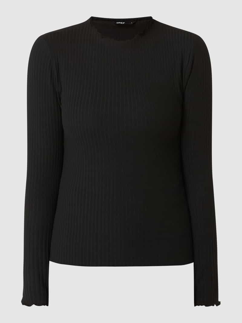 Only Shirt met lange mouwen ONLEMMA L/S HIGH NECK TOP
