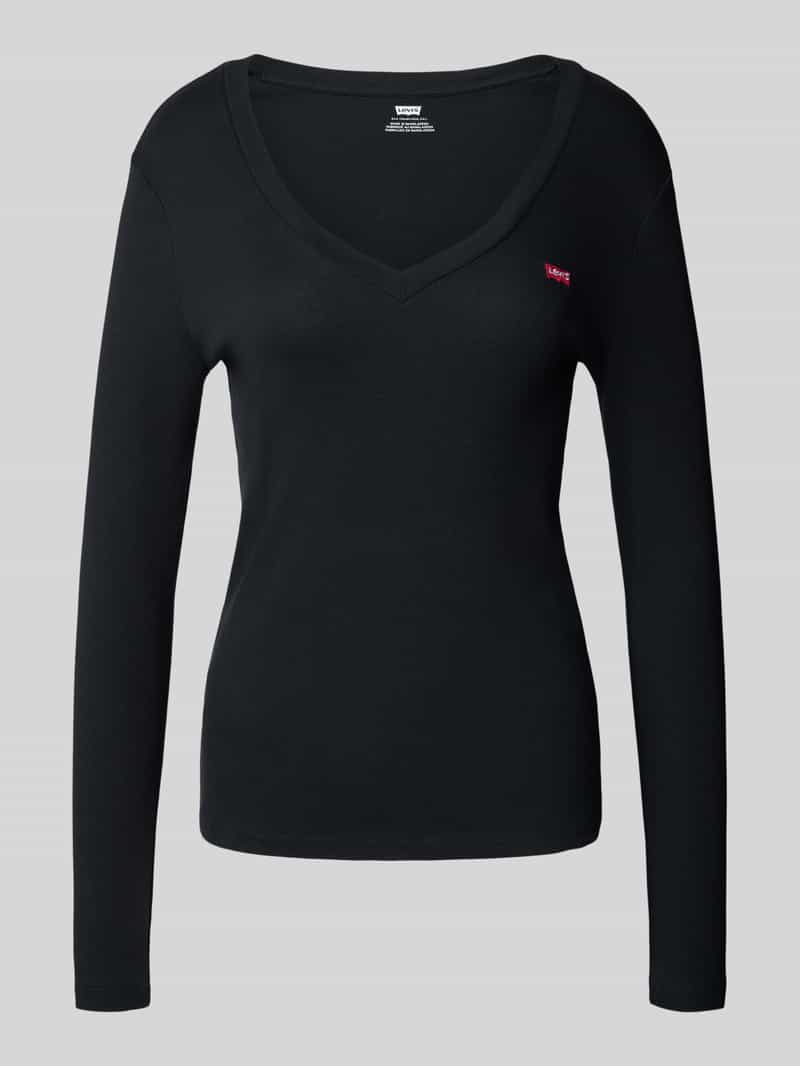 Levi's Shirt met lange mouwen ESSENTIAL HM LS VNECK